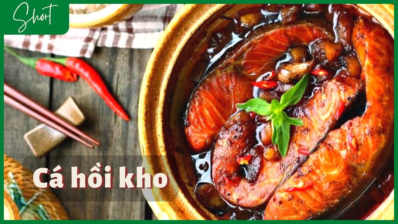 10 bước  làm cá hồi kho tiêu