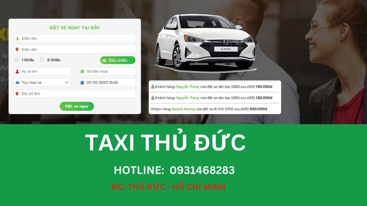 Top 7 hãng Taxi Thủ Đức giá rẻ uy tín chất lượng