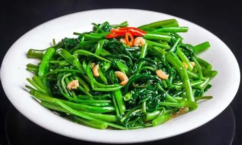 Rau muống xào tỏi